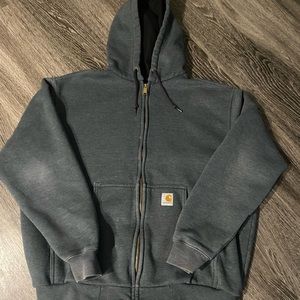 Mens carhartt zip up jacket